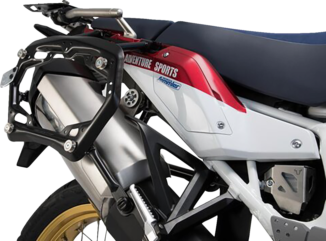 SW-MOTECH TRAX ADV Aluminum Case System - Silver / Honda Africa Twin '18-'24 3580-0421