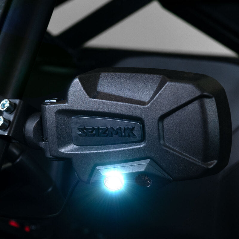 Seizmik 13+ Can/ CFM/JD/ Pol Pursuit Night Vision LED Mirror - Pro-fit Clamp Pair - 18088