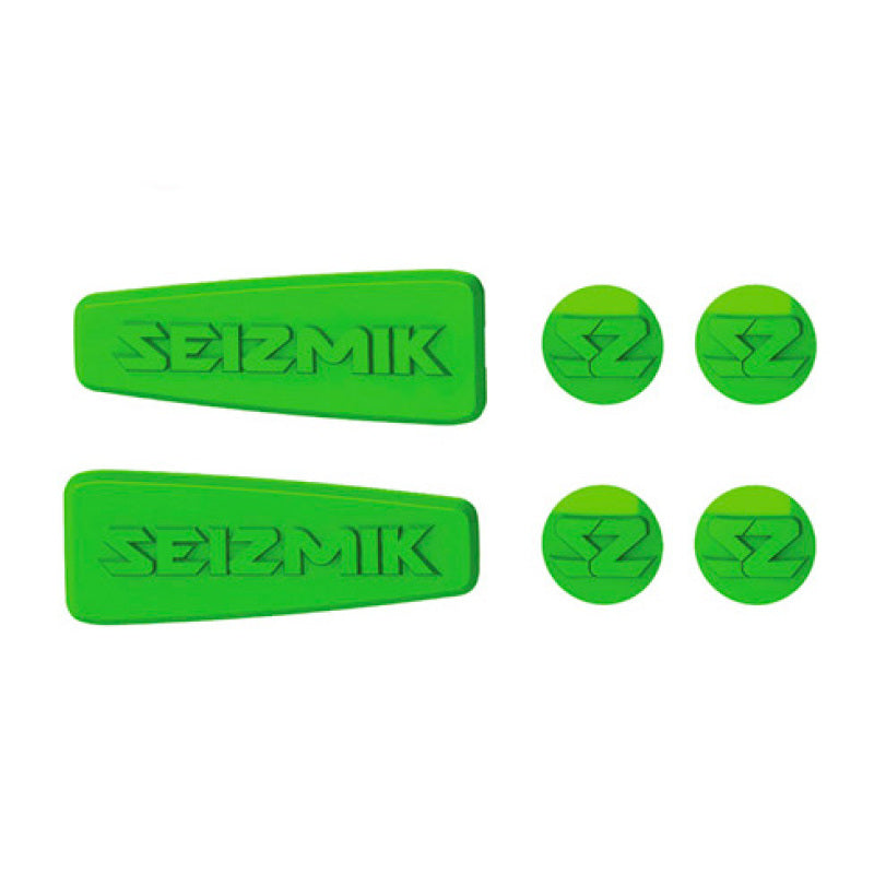 Seizmik Kawasaki Pursuit Mirror Color Insert Kit - Lime Green - 18076