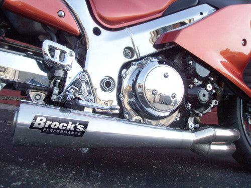 Brock's Performance Sidewinder Full System 20" Muffler - 2001-2004 Suzuki GSX-R1000 - 393134