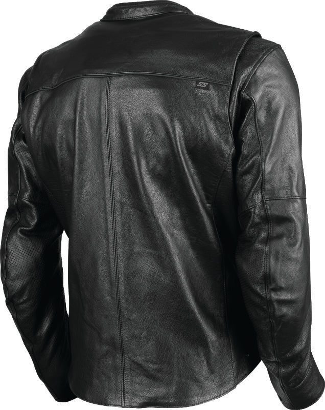 Speed and Strength Band of Brothers Leather Jacket Black - Small - 880365