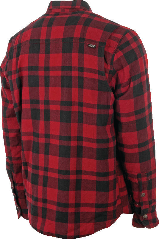 Speed and Strength Black 9 2.0 Moto Shirt Red - Small - 892266