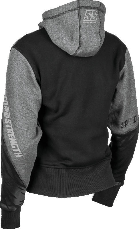 Speed and Strength Cat Outa Hell Hoody Grey/Black Womens - XS - 884440
