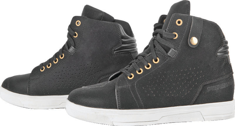 Speed and Strength Mad Dash Leather Shoes Black/White Womens Size - 6 - 880470
