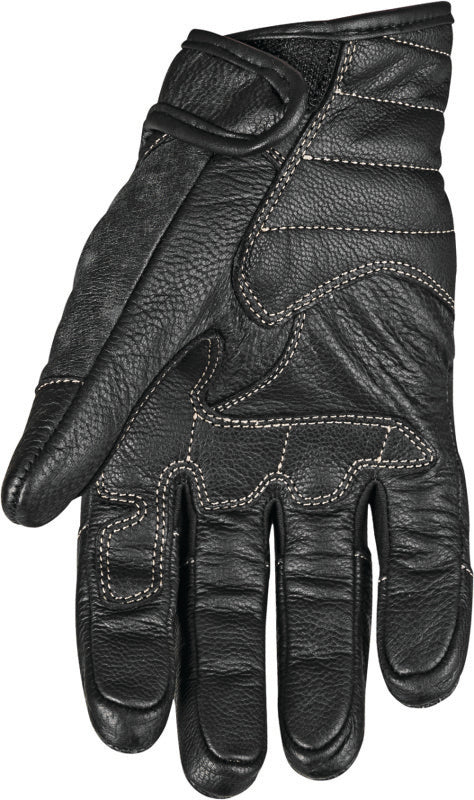 Speed and Strength Rust and Redemption Leather Gloves Black - Small - 878616