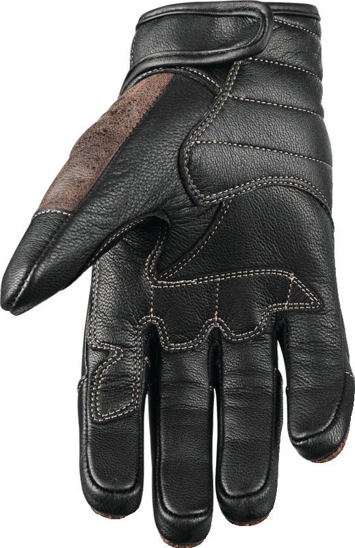 Speed and Strength Rust and Redemption Leather Gloves Brown - Small - 878621