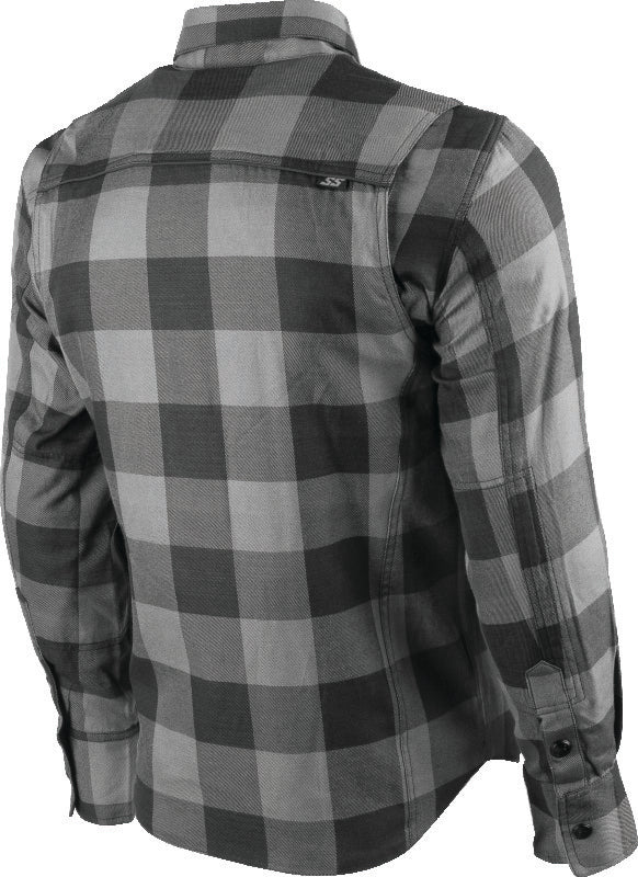 Speed and Strength True Grit 2.0 Armored Moto Shirt Grey - Small - 889731