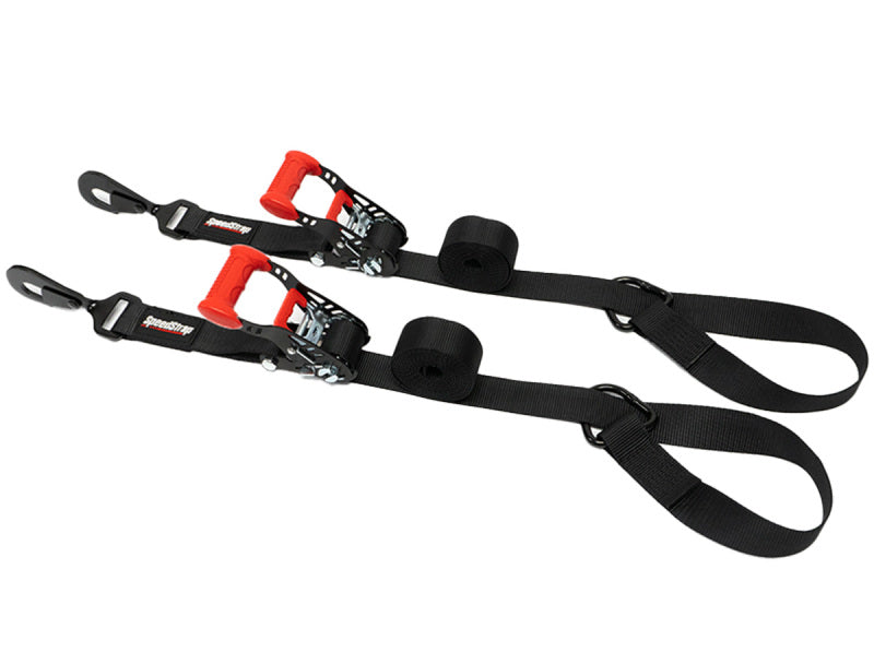 SpeedStrap 1 1/2In UTV Through the Wheel Tie-Down - Black (Pair of 2) - 15240-2