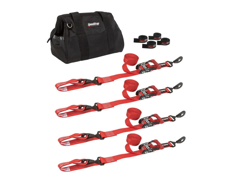 SpeedStrap 1 1/2In UTV Tie-Down Kit - Red - 71743