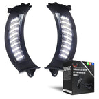 Eagle Lights Vent Insert Midnight Edition LED Running Lights and Turn Signals for Harley-Davidson® Road Glide Motorcycles