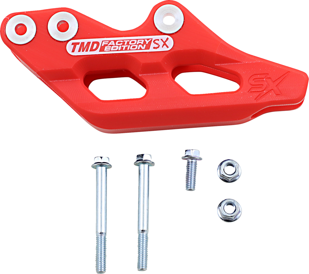 T.M. DESIGNWORKS Chain Guide - Red / Honda 1231-1213