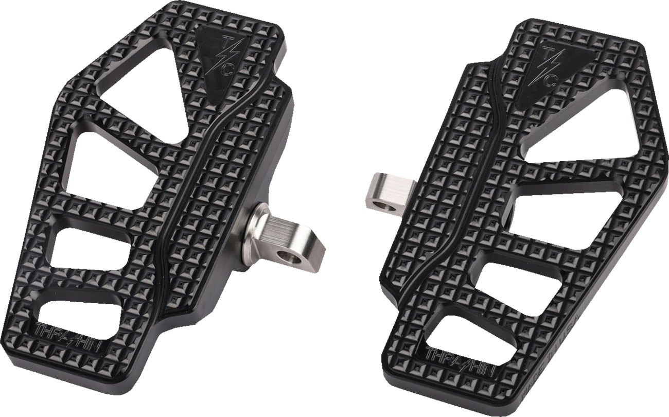 THRASHIN SUPPLY CO. Apex Mini Floorboards - Male Mount / Black 1621-1145