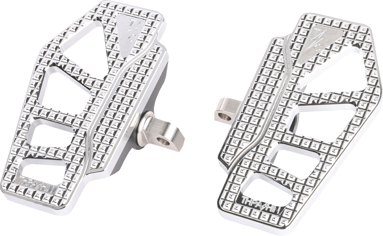 THRASHIN SUPPLY CO. Apex Mini Floorboards - Male Mount / Chrome 1621-1149