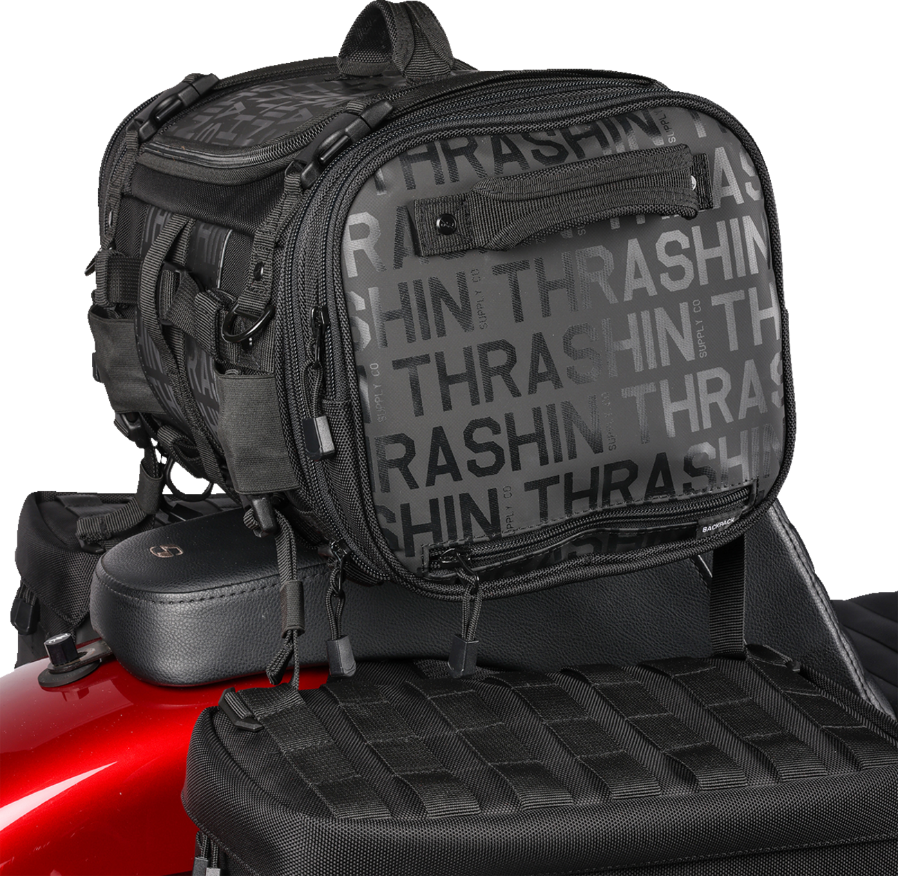 THRASHIN SUPPLY CO. Bag/Luggage Strap Kit - Molle Strap Kit / Black 3550-0416