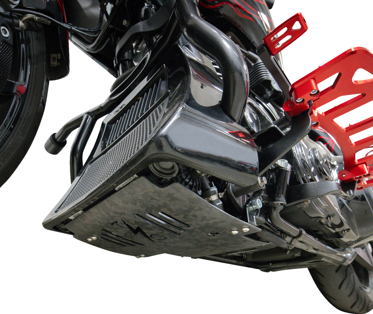 THRASHIN SUPPLY CO. Forged Carbon Fiber Skid Plate