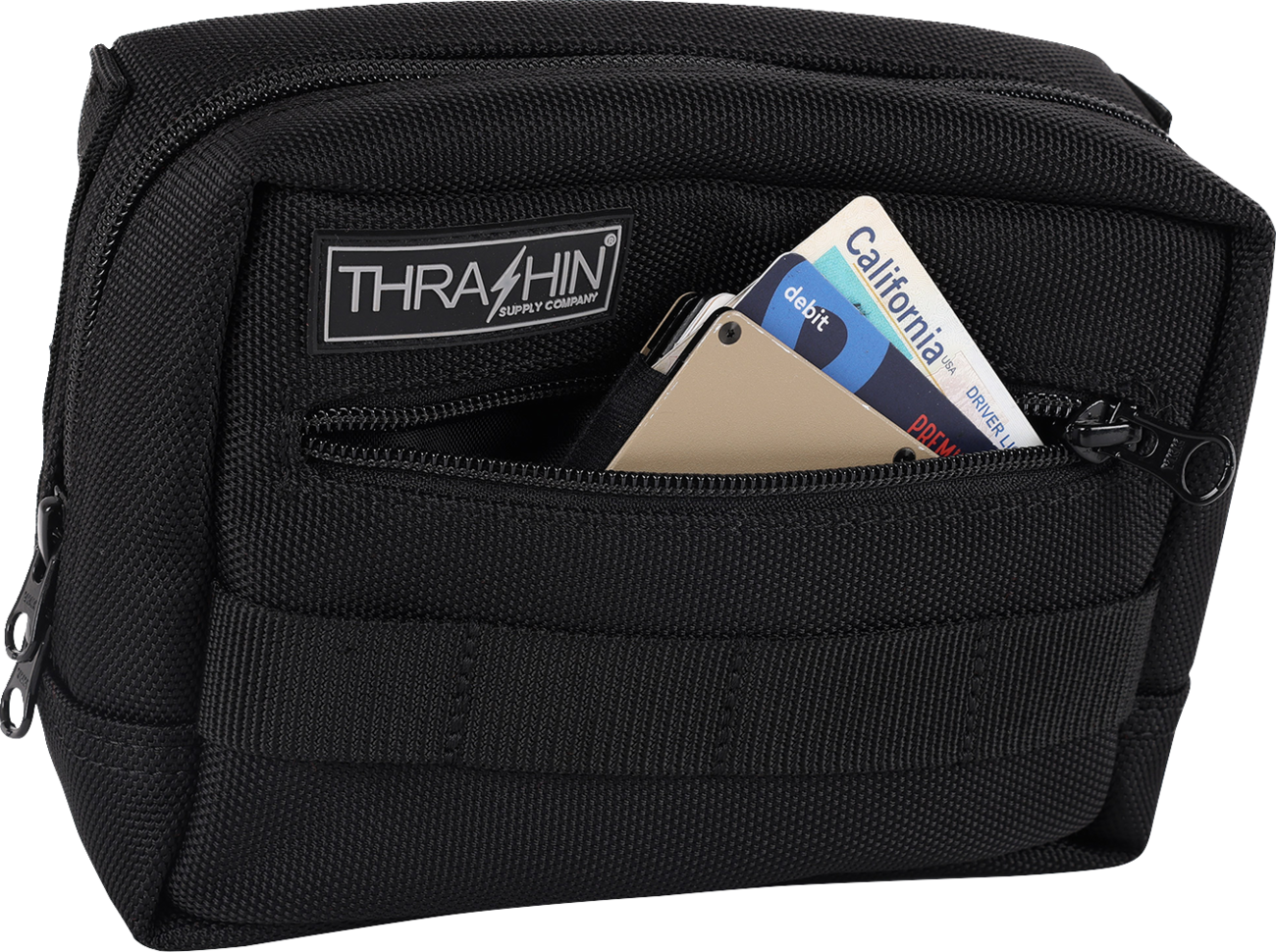 THRASHIN SUPPLY CO. Handlebar Bag - Black 3510-0103