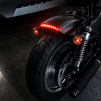 Eagle Lights 5-3/4" (5.75") Round Harley LED Headlight and Red LED Taillight Conversion / Upgrade Kit for Harley Sportster / Dyna