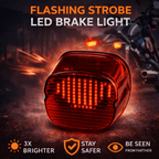 Eagle Lights Flashing Strobe Layback LED Tail Brake Light Kit for Harley-Davidson® - No Window