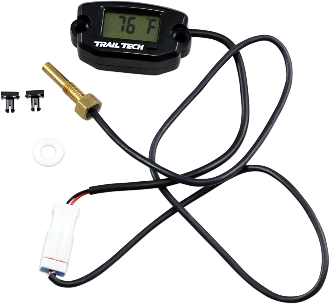 TRAIL TECH Temperature Meter - Universal Temperature Meter / Surface Mount / Black / M6x10 2212-0660