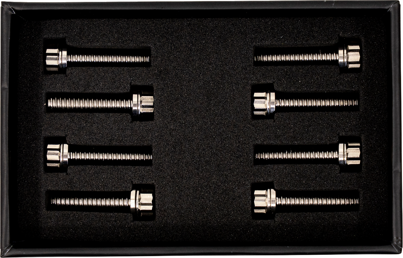 TRASK Bitchin' Bolts Lifter Block - Bitchin' Bolts Hardware Kit / Titanium / M8 / Lifter Block 2401-1797