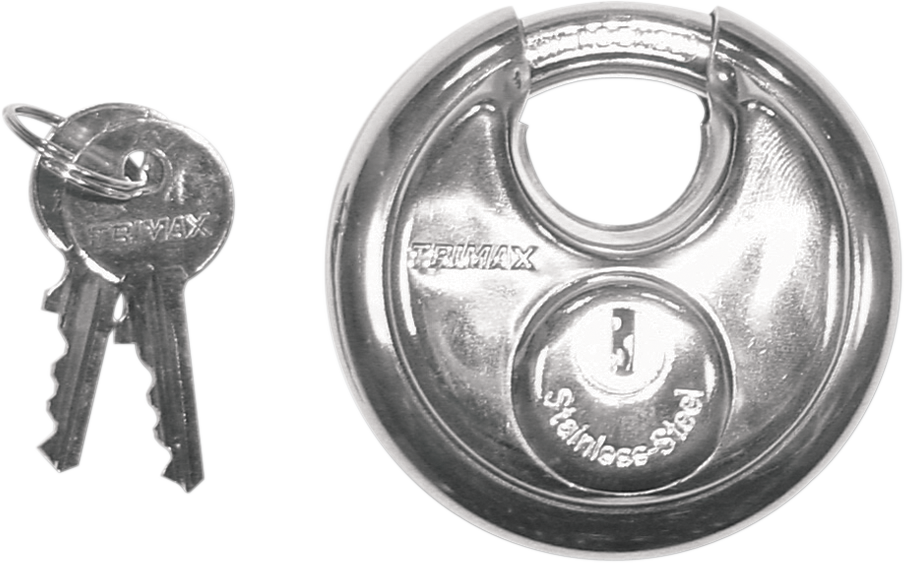 TRIMAX Stainless Steel Round Padlock - Keyed 4010-0020