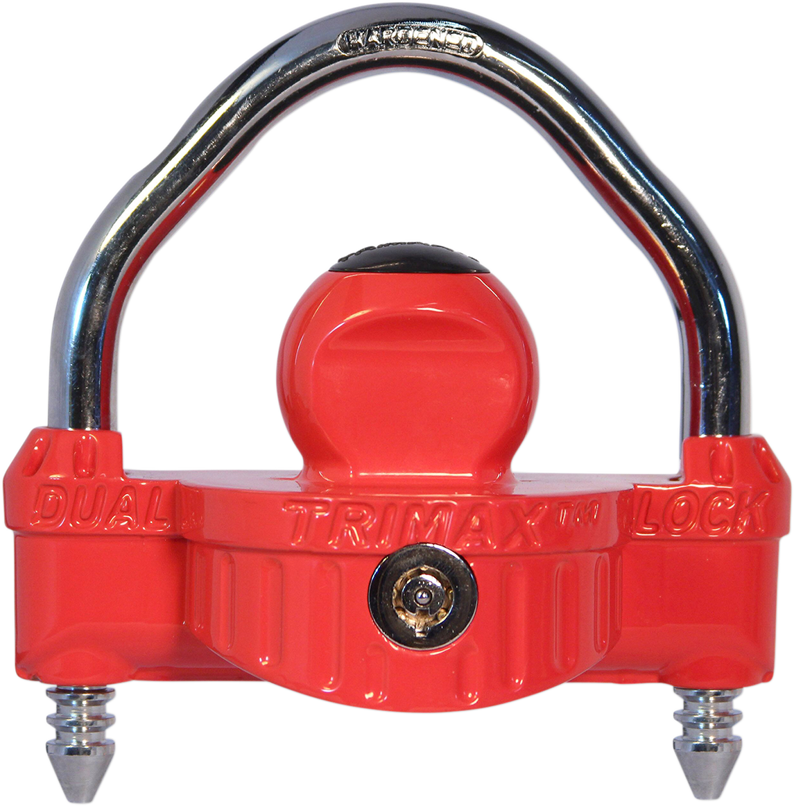 TRIMAX Universal Die-Cast Body Coupler Lock - Coupler Lock / Red / 2 Keys 4010-0385