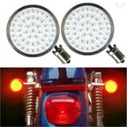 Eagle Lights 2" Generation II Front and Rear LED Turn Signals Kit for Harley-Davidson® Motorcycles- Front 1157 / Rear 1156 / Rear LEDs Red