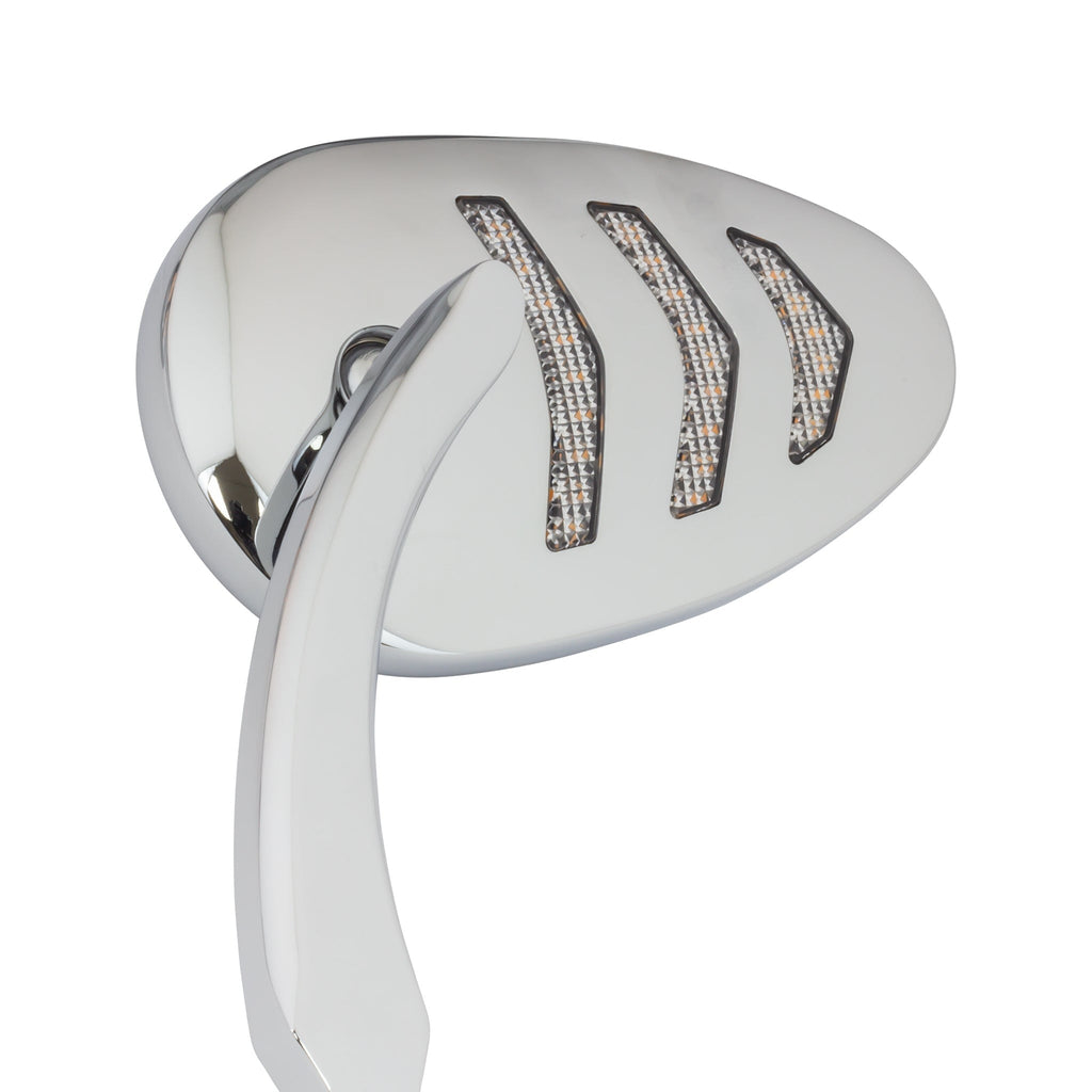 Eagle Lights SIGNALSIGHT LED Mirror with Turn Signals for Harley-Davidson® Softail, Dyna and Touring Models - Pair