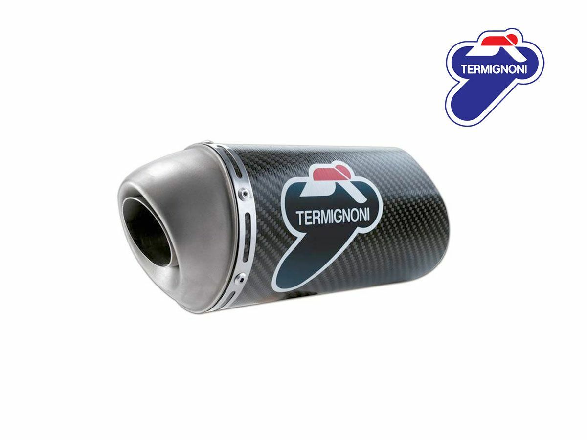 Termignoni Carbon Fiber Low Mount Slip-on Exhaust for Ducati Monster S4R / S4RS / S4RT (Formally Ducati Performance 96116707B)