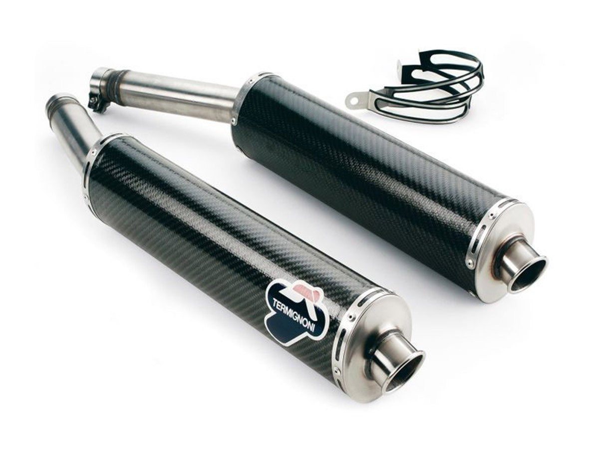 Termignoni Dual Carbon Fiber Slip-on Exhaust for Ducati Supersport (SS) 620/800/1000 (Formally Ducati Performance 96207803B / 96207703B)