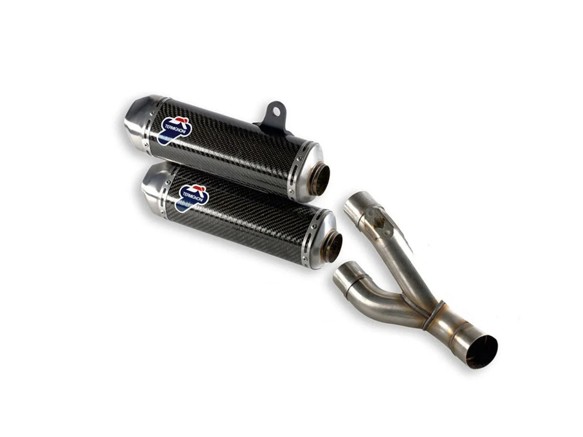 Termignoni Slip-on Exhaust for Ducati Monster 1100 Evo - (Formally Ducati Performance 96458811B and 96450111B)