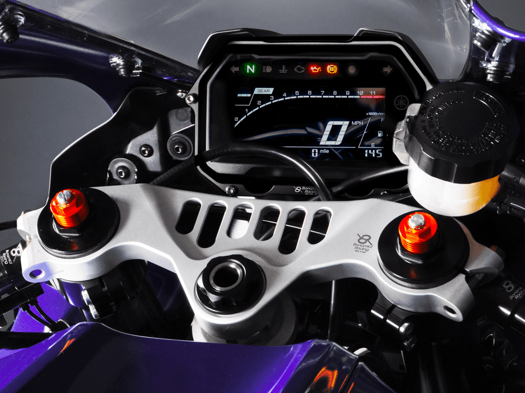 Bonamici Triple Tree Clamp Yamaha R7 (Black) (Race)