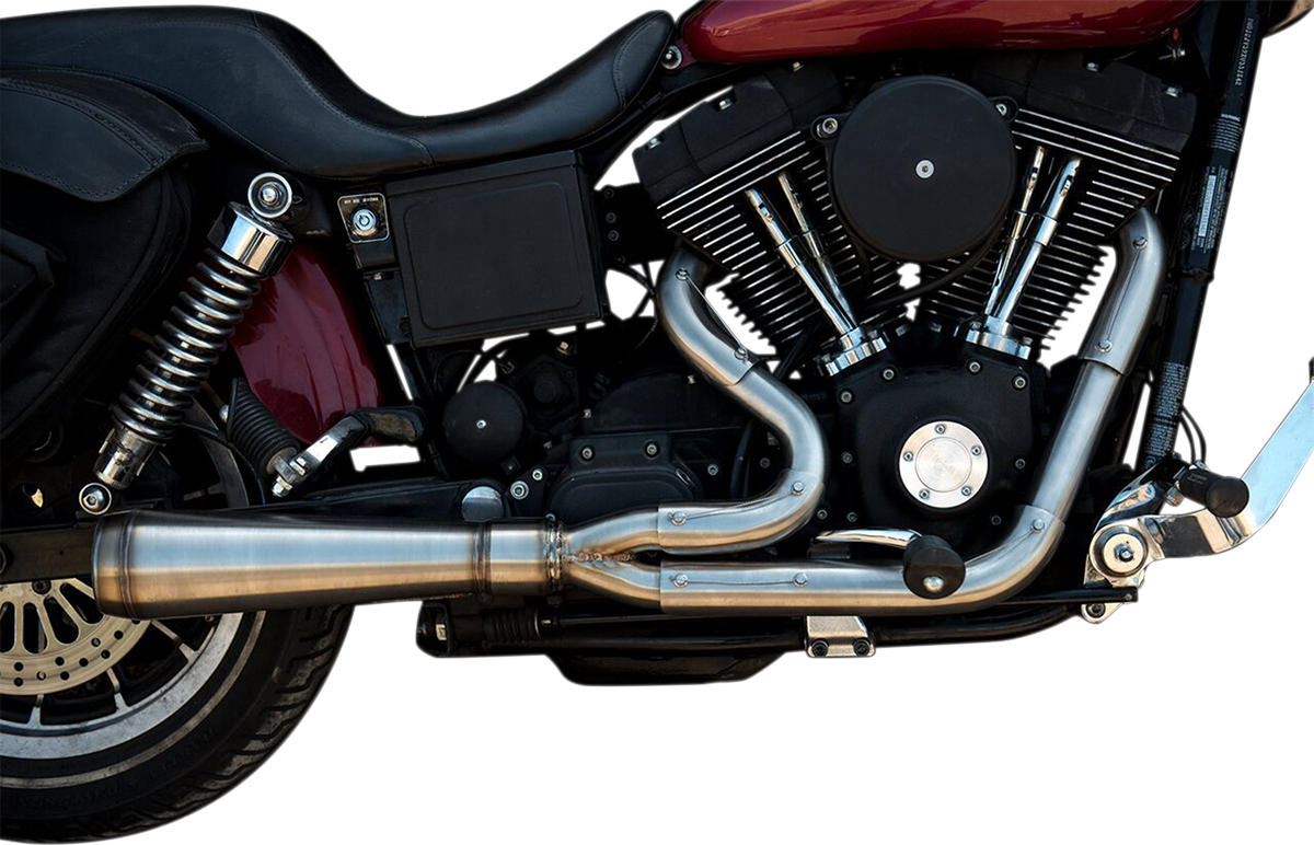 Trask Assault 2:1 Exhaust System - Assault 2:1 Exhaust / Full Stainless / '91-'05 Dyna 1800-2208