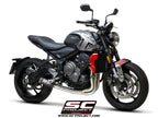 SC-Project CR-T Full System Exhaust - Triumph Daytona 660 / Trident 660 2020-2026