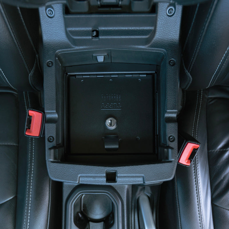 Tuffy Products Tuffy Console Safe W/ Keyed Lock For Jeep Wrangler & Gladiator - 348-01