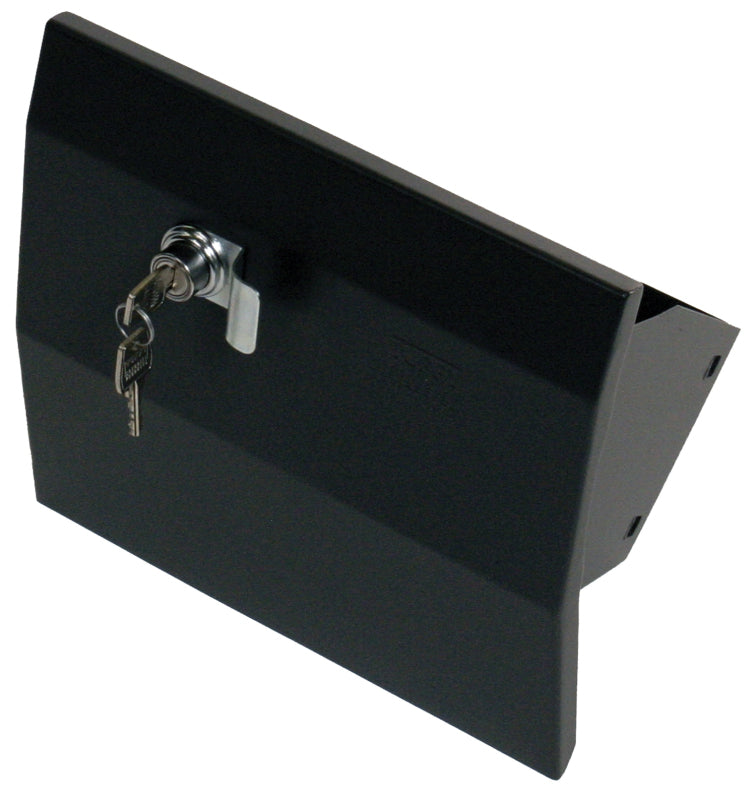 Tuffy Products Tuffy Glove Box W/ Keyed Lock For Jeep Wrangler Jk Black - 149-01