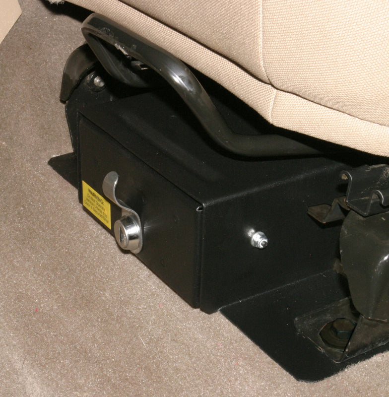 Tuffy Products Tuffy Jeep Wrangler Underseat Drawer Flip Seat W/ Keyed Lock - 250-01
