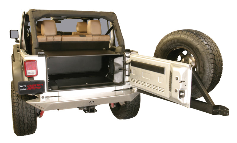 Tuffy Products Tuffy Jk Unlimited Tailgate Enclosure- Black For 2011+ - 299-01