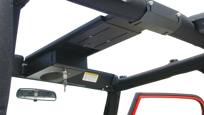 Tuffy Products Tuffy Overhead Console- Single Compartment Black - 103-01