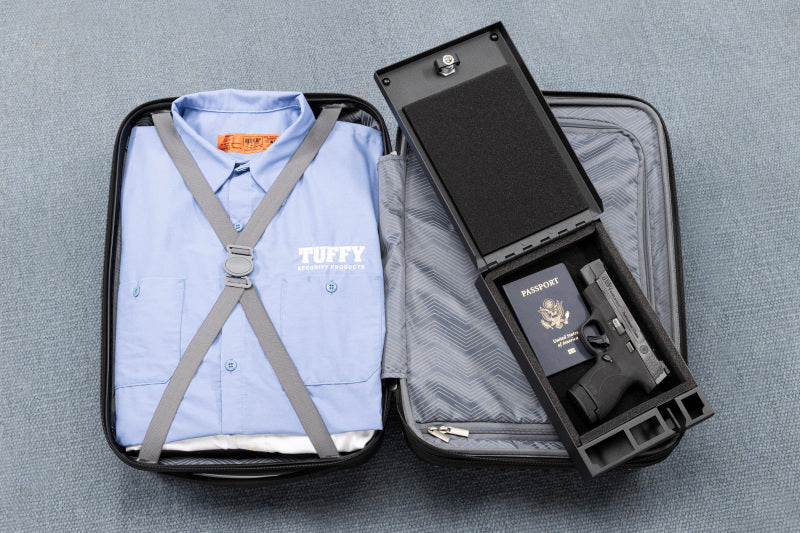 Tuffy Products Tuffy Portable Safe/Large 10Inlx6 1/2Inwx2Int Foam Lined - 303-01