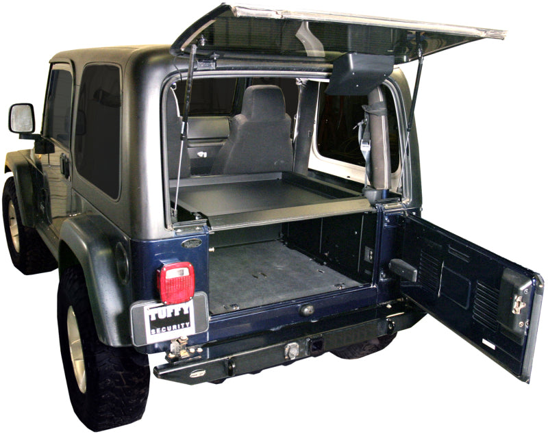 Tuffy Products Tuffy Tj Lj & Yj Security Deck Enclosure- 01 Blk - 240-01