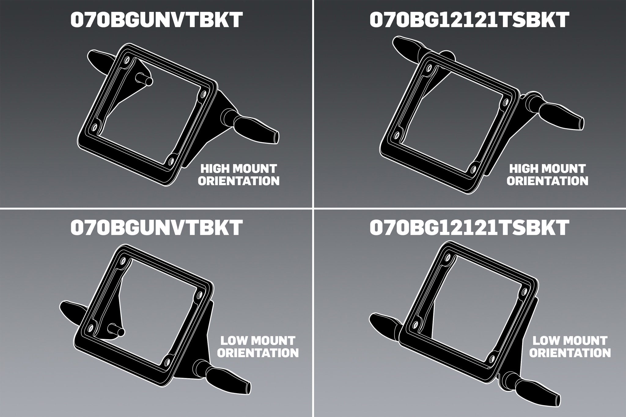 Yoshimura Universal Standard-Mount Turn Signal Bracket Kit