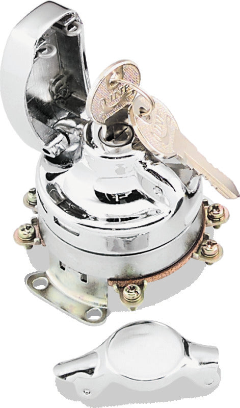 TwinPower Twin Power 1973-1995 FL and Softail Electronic Fat Bob Ignition Switch Replaces H-D 68462-64 71501-73 - 490573