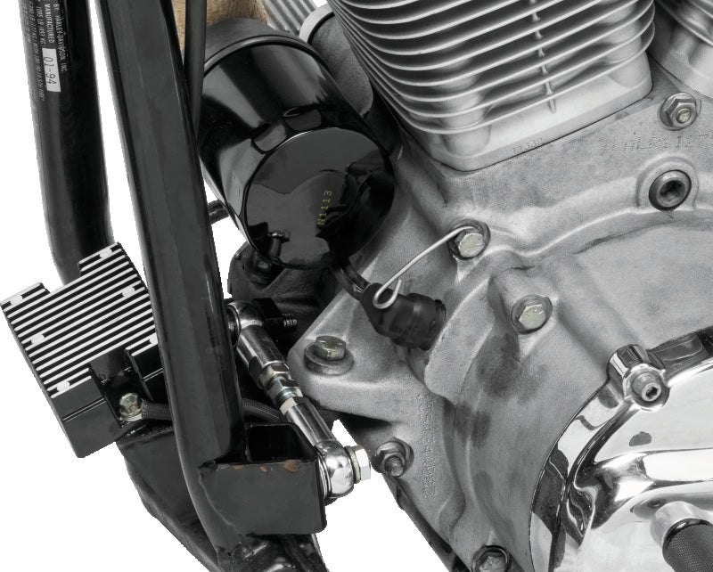 TwinPower Twin Power 1980-1999 Big Twin Exc Twin Cam L84-Up XL Black Oil Filter Replaces H-D 60305-80A - 603604