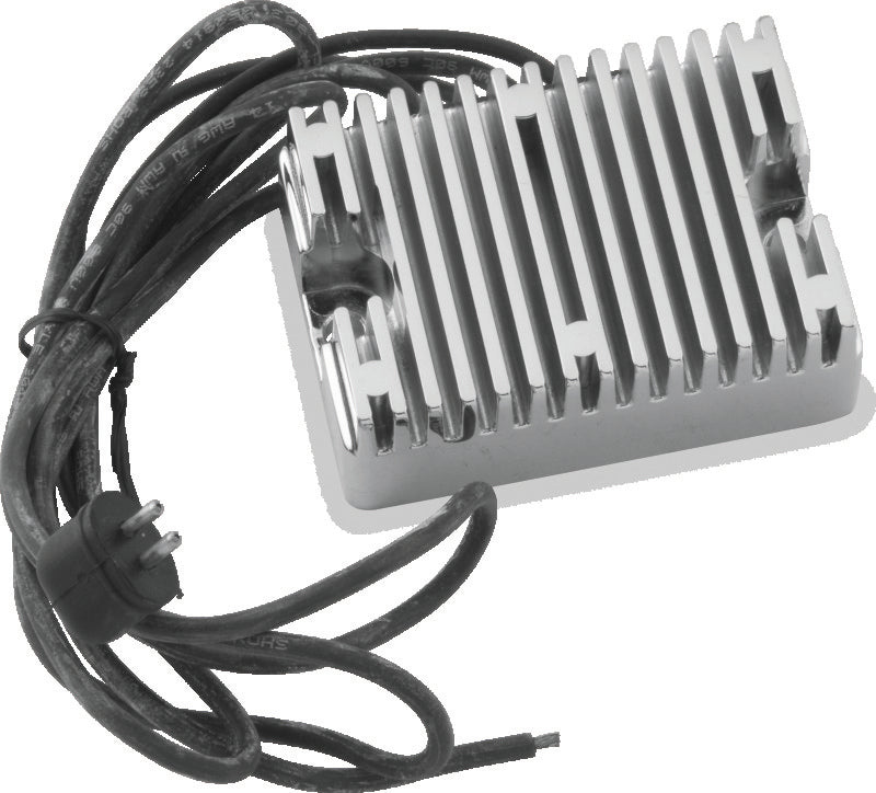 TwinPower Twin Power 1981-1988 Big Twin Voltage Regulator Chrome Replaces H-D 74516-86 22 Amp - 498310