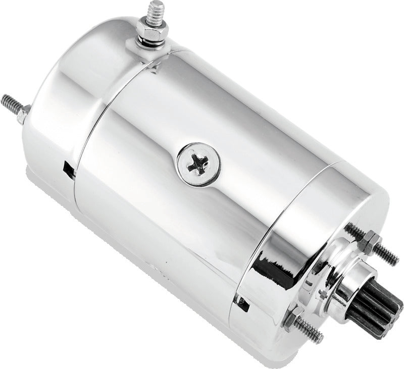 TwinPower Twin Power 1982-1988 FLH FLT 1974-1986 FXE 74-E76 XLH Chrome Hitachi Starter Replaces H-D 31570-73 - 215509