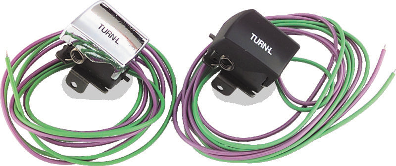 TwinPower Twin Power 1982-1995 Big Twin and XL Black Left Turn Signal Switch Replaces H-D 71599-92 - 601679