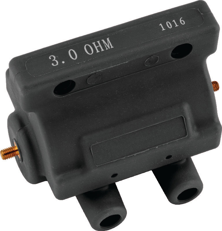 TwinPower Twin Power 1985-2003 Big Twin and XL Ignition Coil Black Replaces H-D 31614-83A 3 Ohm Late Style - 210069