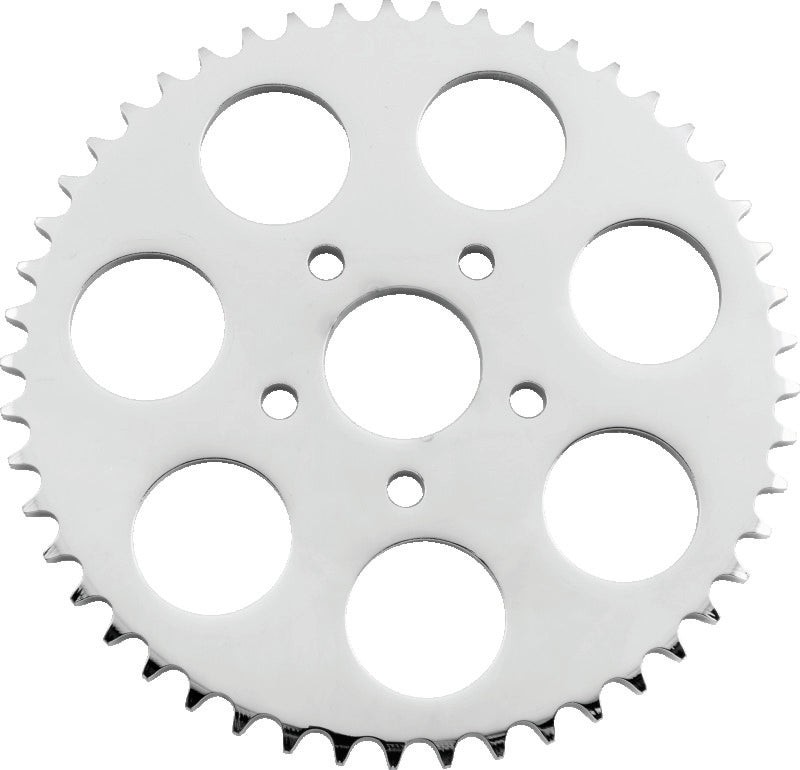 TwinPower Twin Power 1986-1992 XL Chrome Disc Brake Rear Sprocket 49 Tooth Flat - 490971