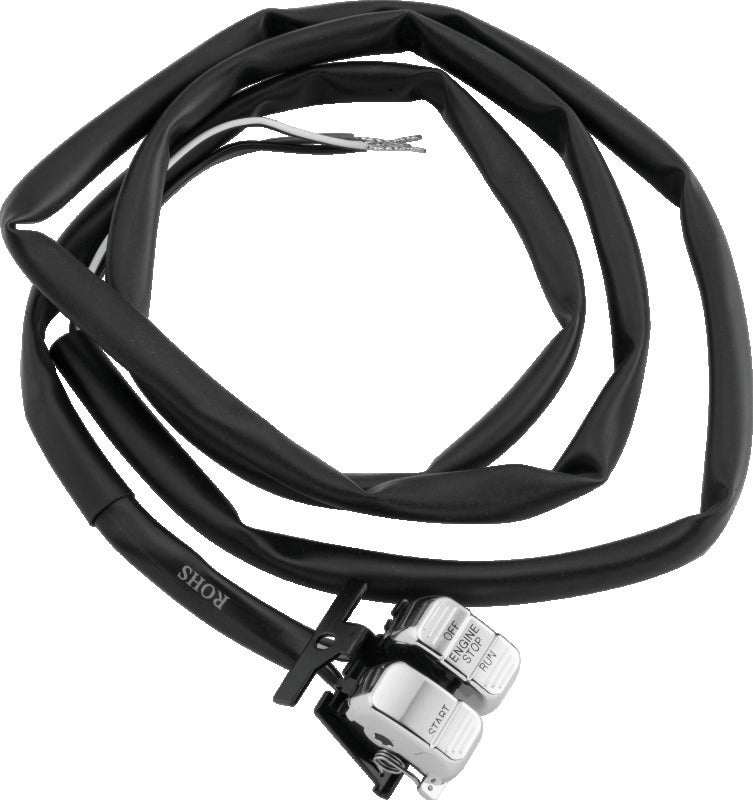TwinPower Twin Power 1996-2013 Big Twin XL V-Rod Chrome Engine Start Stop Switch Replaces H-D 71589-96 71684-06A - 601690